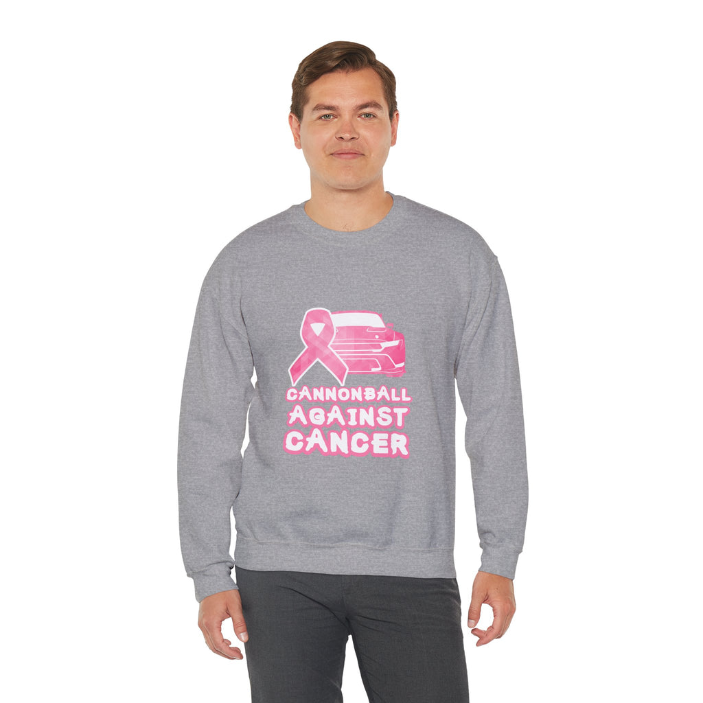 Cannonball Against Cancer Pink Ribbon Awareness Sweatshirt