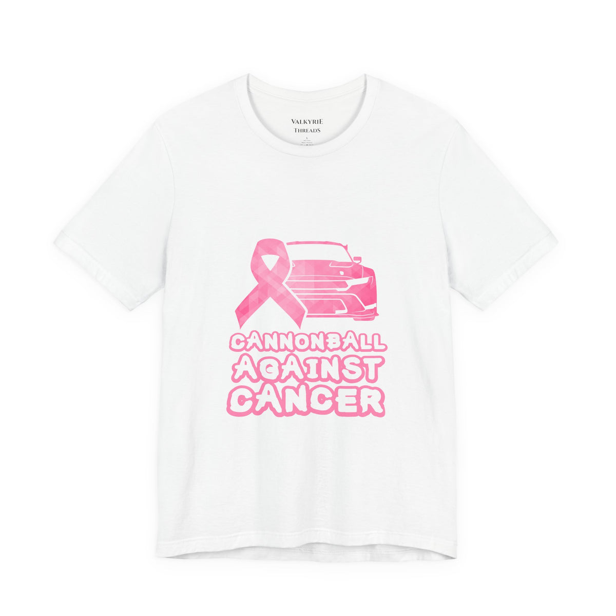 Cannonball Against Cancer Pink Ribbon Awareness T-Shirt