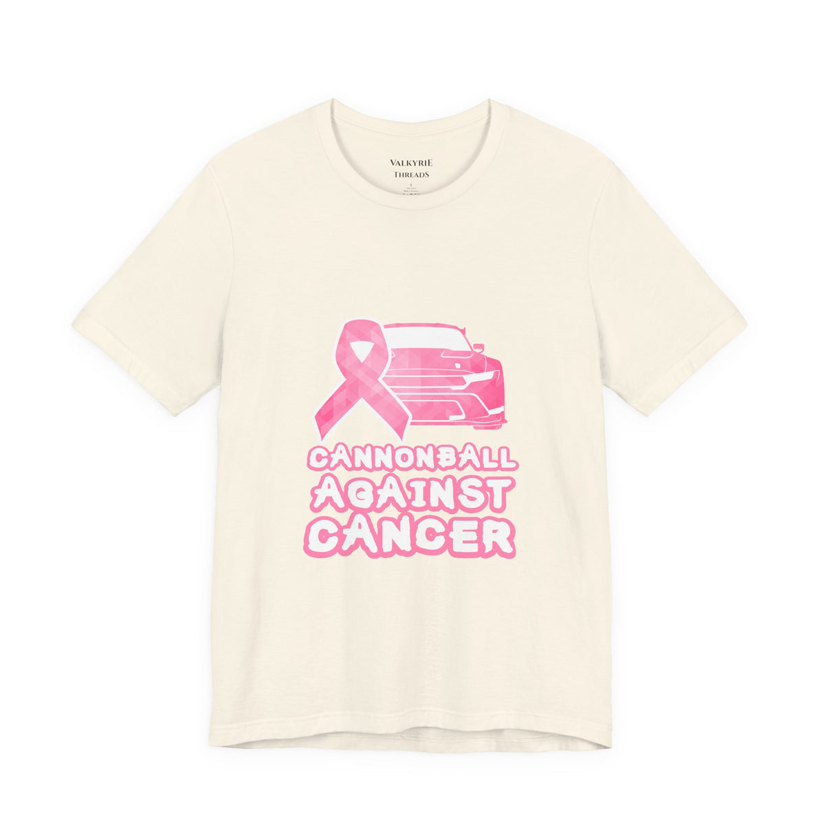 Cannonball Against Cancer Pink Ribbon Awareness T-Shirt