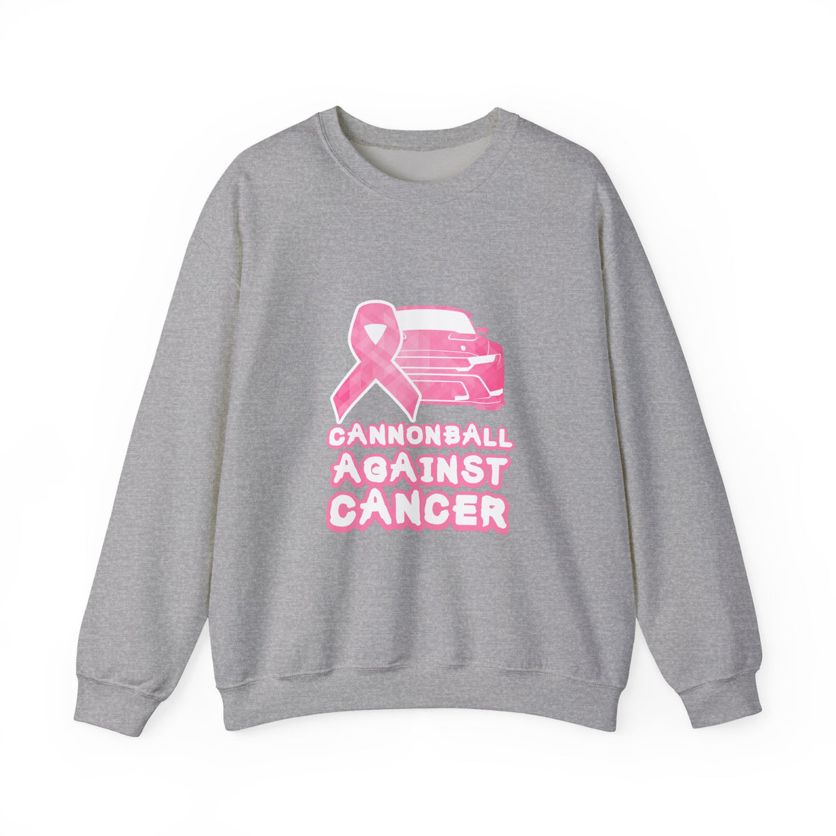 Cannonball Against Cancer Pink Ribbon Awareness Sweatshirt