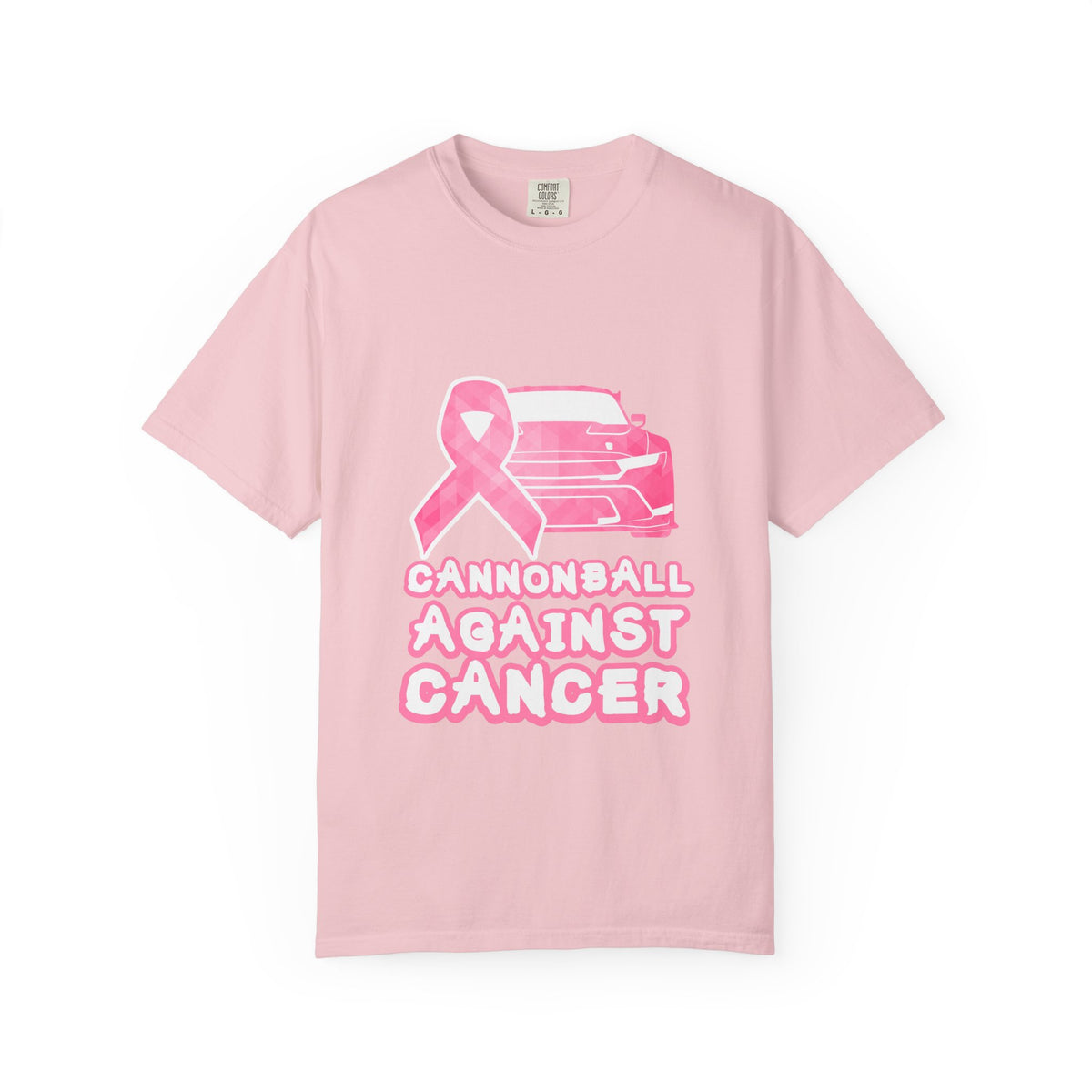 Cannonball Against Cancer Pink Ribbon Breast Cancer Awareness T-Shirt