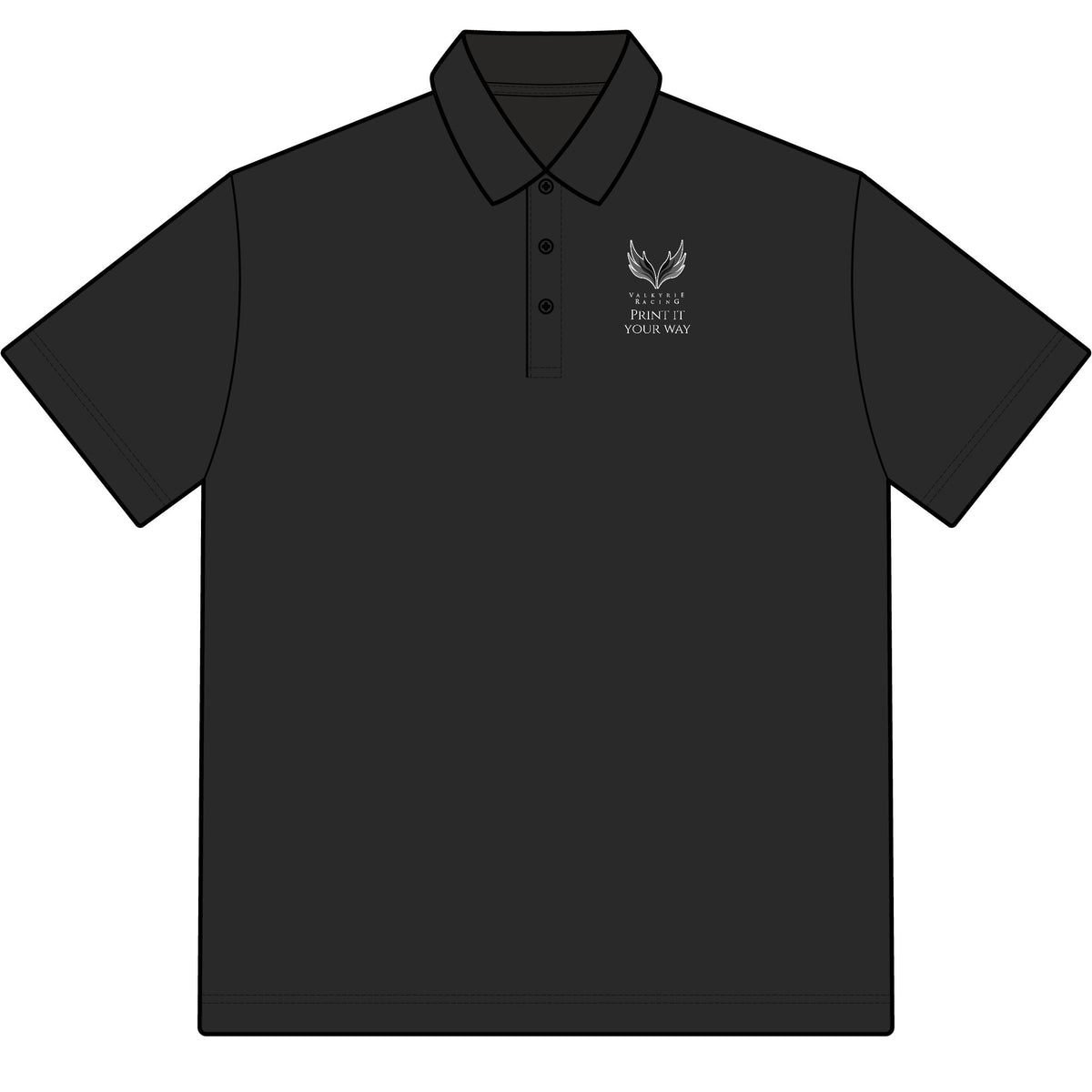 Personalisable Valkyrie Racing Team Driver Shirt - Add your name as driver to this exclusive team sponsor shirt!