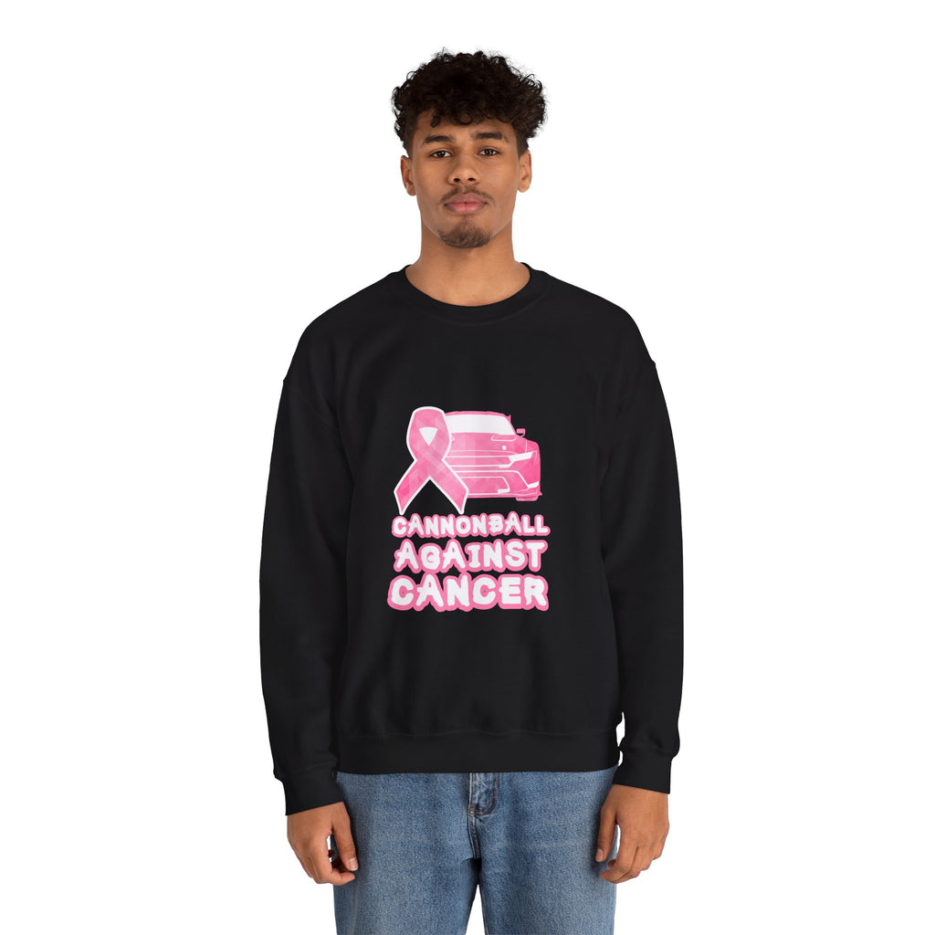Cannonball Against Cancer Pink Ribbon Awareness Sweatshirt