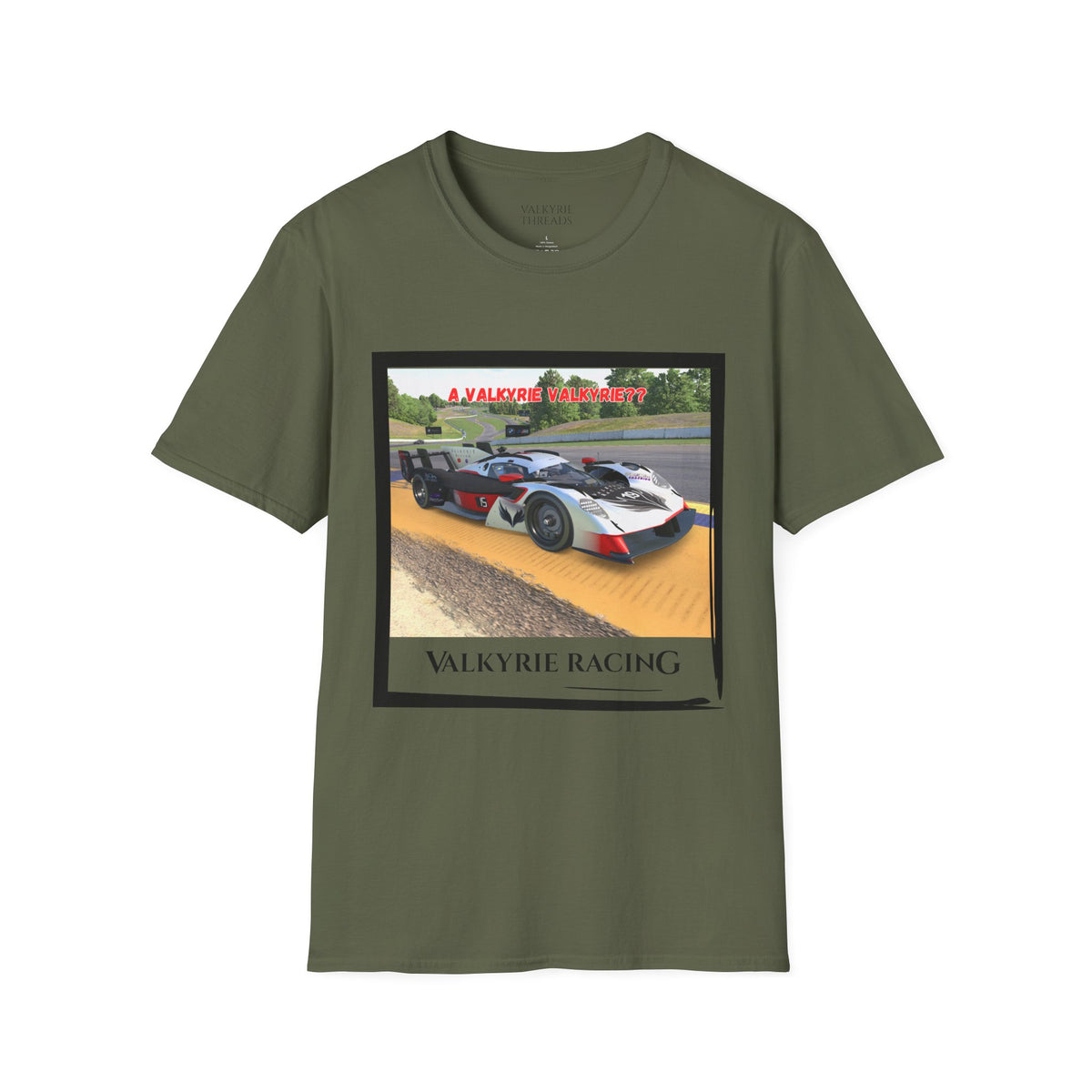 Valkyrie Racing Car T-Shirt — Motorsport Graphic Tee