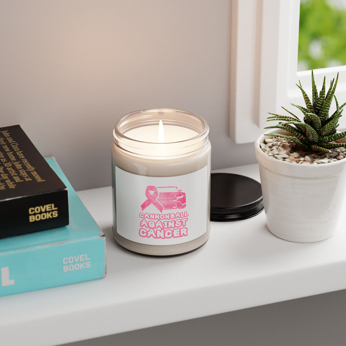 Cannonball Againset Cancer Candle