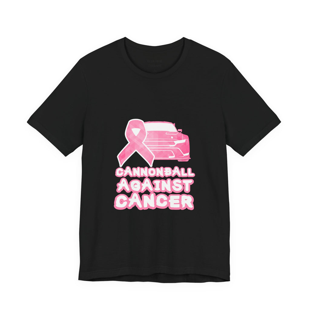 Cannonball Against Cancer Pink Ribbon Awareness T-Shirt