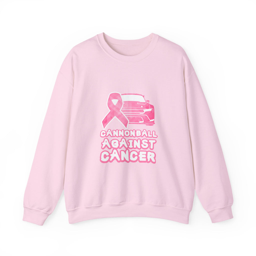 Cannonball Against Cancer Pink Ribbon Awareness Sweatshirt