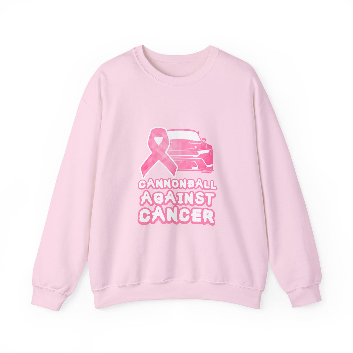 Cannonball Against Cancer Pink Ribbon Awareness Sweatshirt