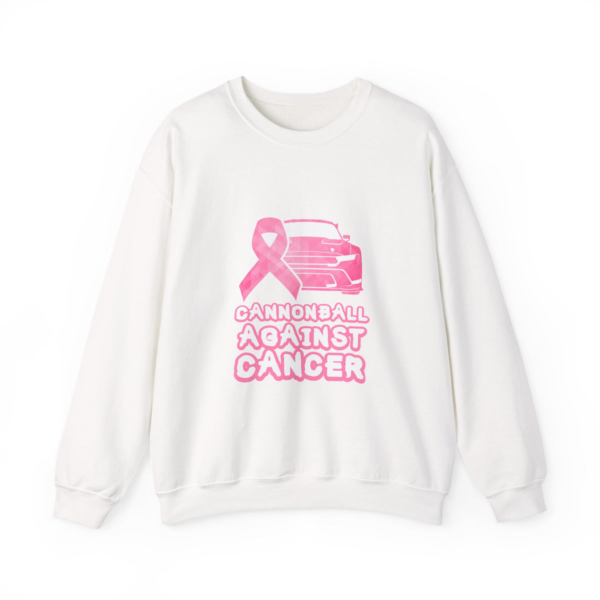 Cannonball Against Cancer Pink Ribbon Awareness Sweatshirt