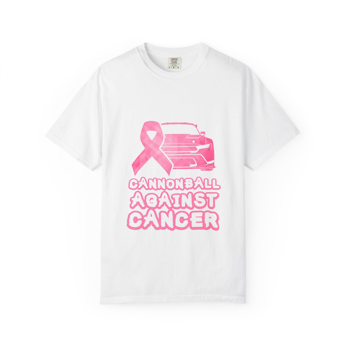 Cannonball Against Cancer Pink Ribbon Breast Cancer Awareness T-Shirt