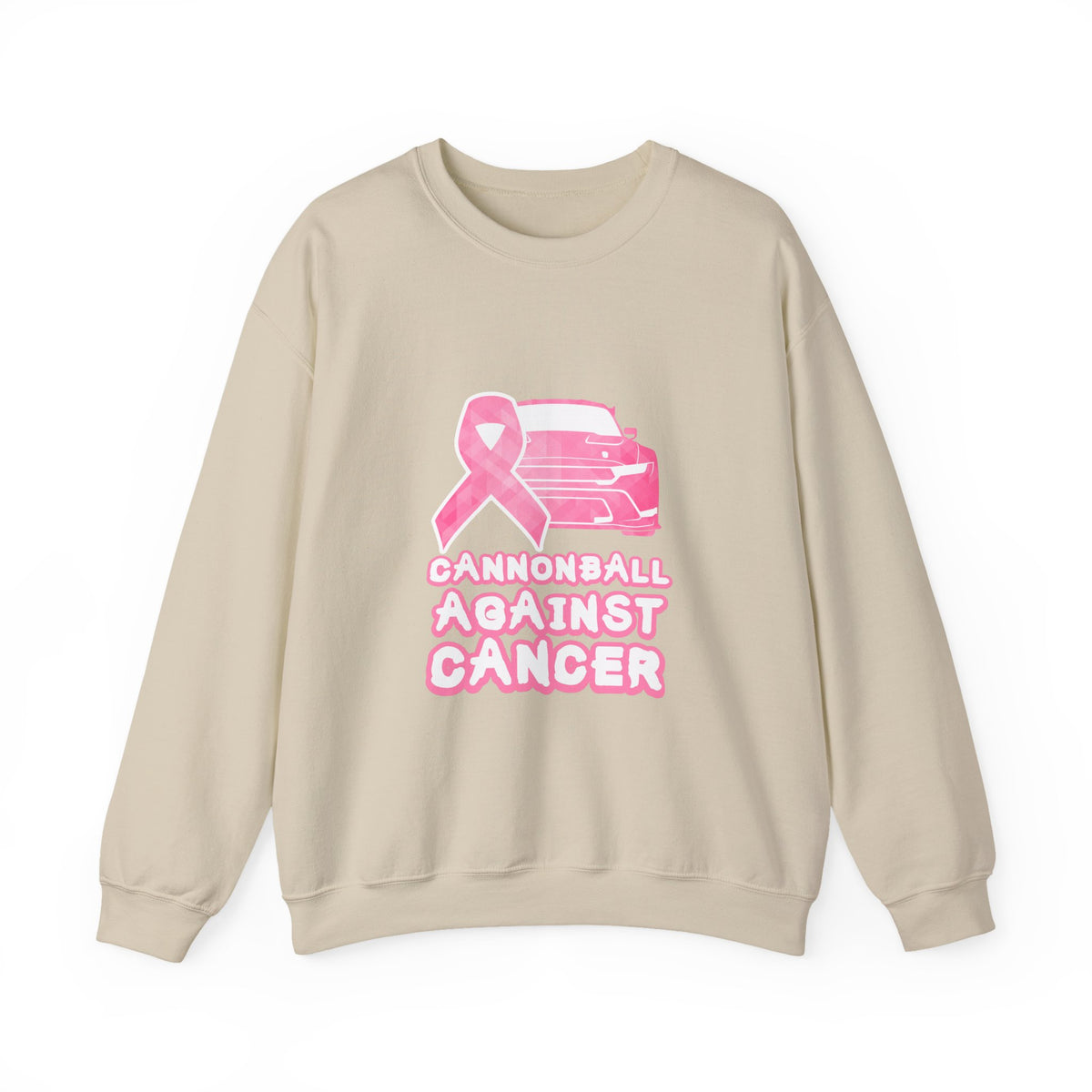 Cannonball Against Cancer Pink Ribbon Awareness Sweatshirt