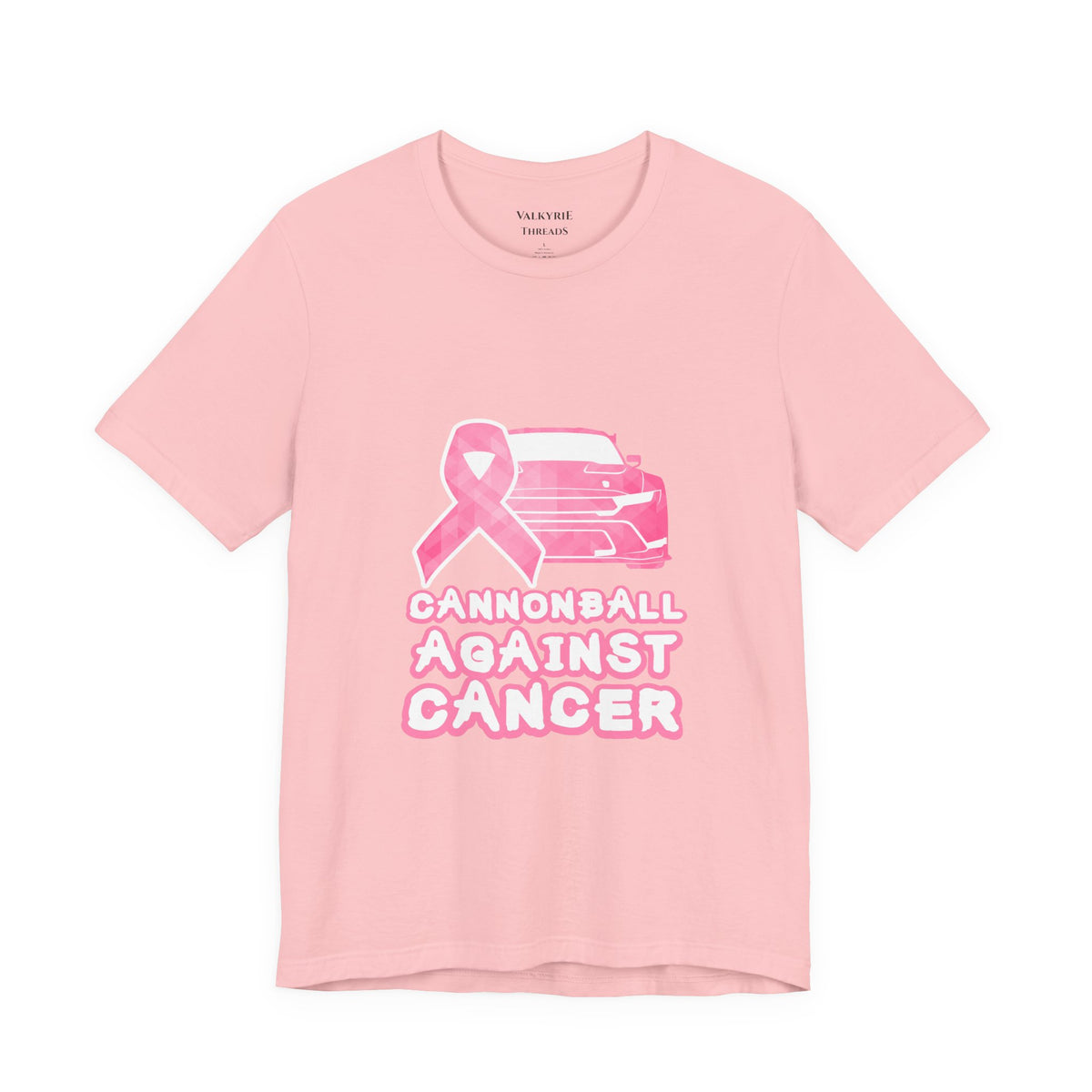 Cannonball Against Cancer Pink Ribbon Awareness T-Shirt
