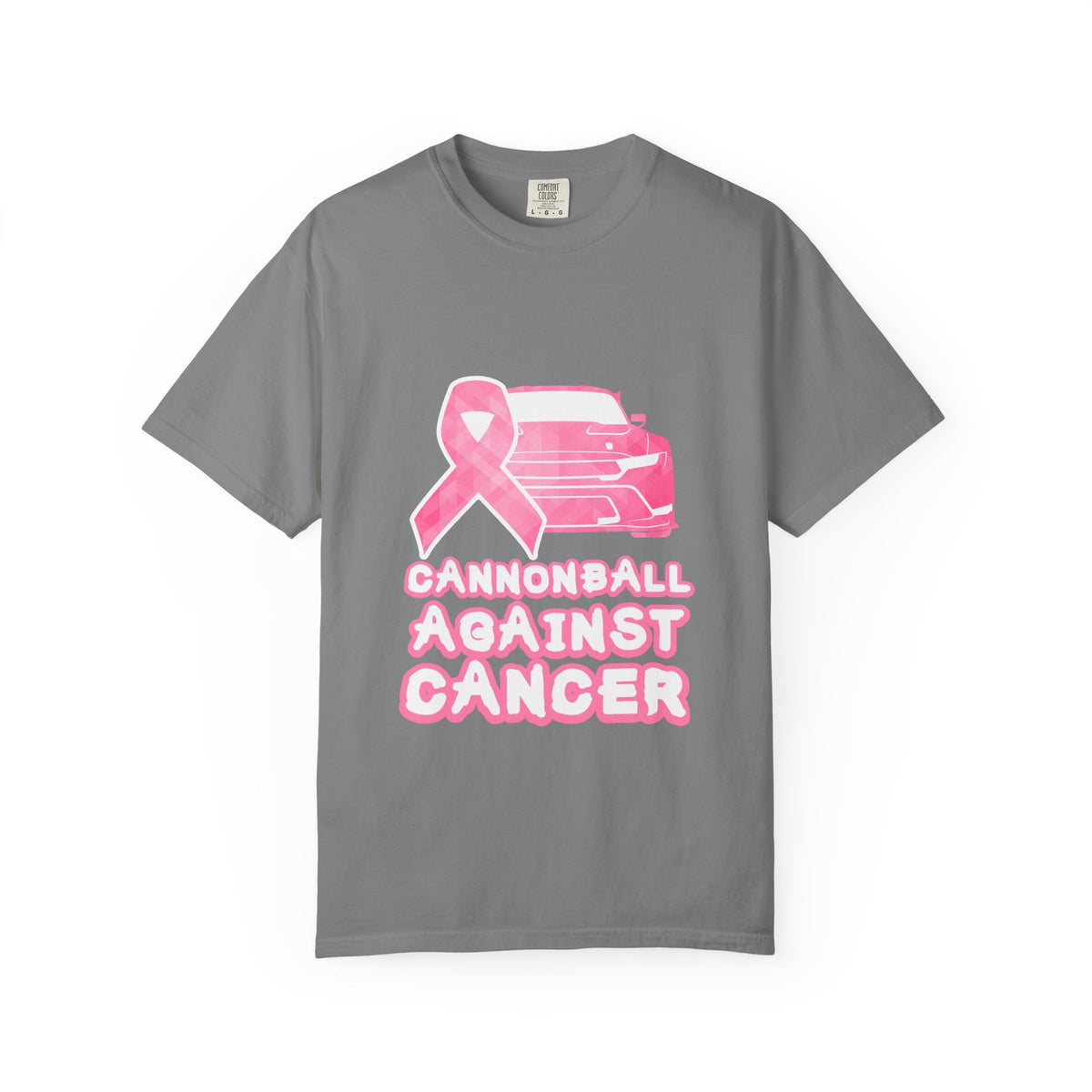 Cannonball Against Cancer Pink Ribbon Breast Cancer Awareness T-Shirt
